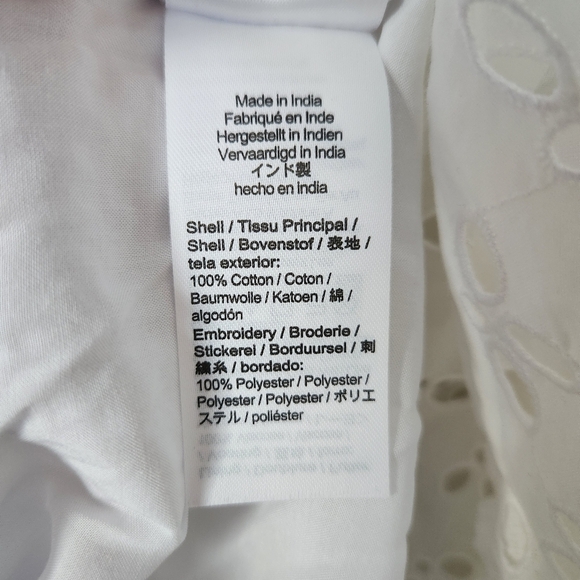 J. Crew White Eyelet Mini Dress - Picture 13 of 15